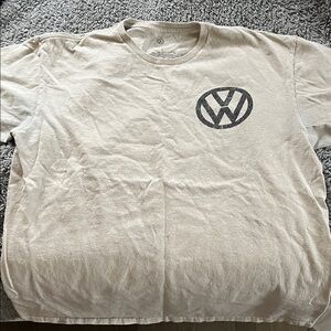 Volkswagen Logo Beige T-Shirt